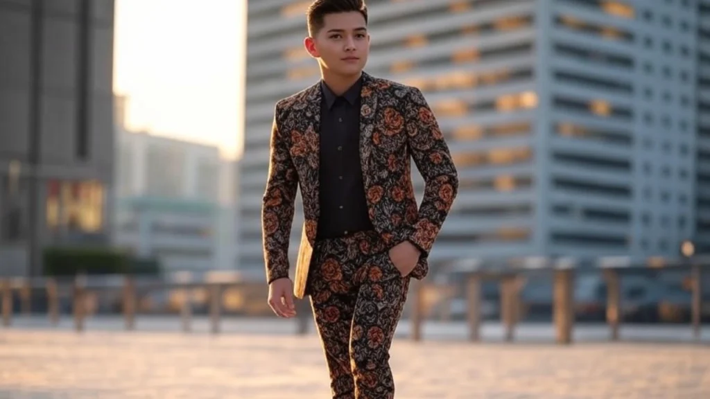 Kombinasi Keren: Batik dan Sneakers